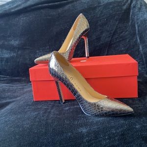 Ivanka Trump Pewter Heels